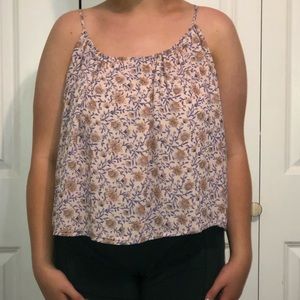 H&M Floral Tank/Blouse